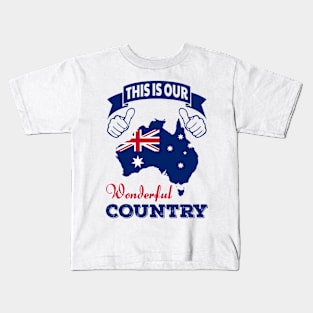 Wonderful Australia | 2 sided Kids T-Shirt